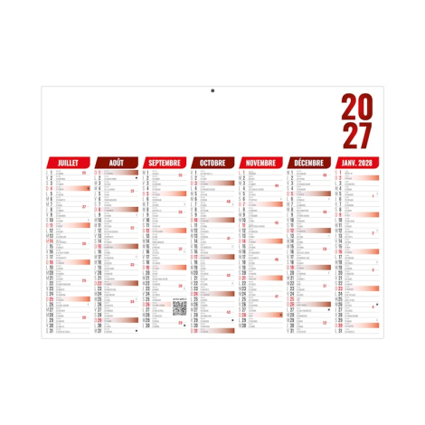 Calendrier bancaire publicitaire - FLORENTIN