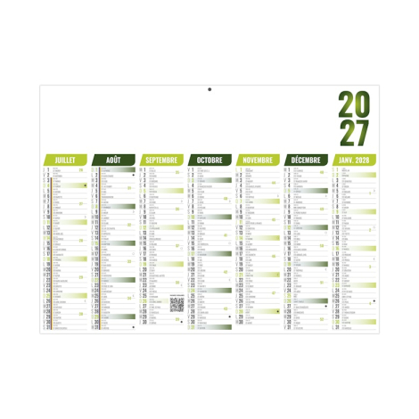 Calendrier bancaire publicitaire - FLORENTIN