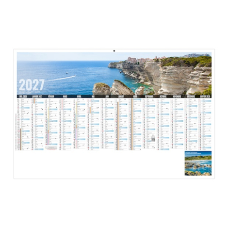 Calendrier bancaire personnalisable - Libre choix