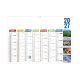 Calendrier Alexandre 2027 verso avec visuel vertical coloré