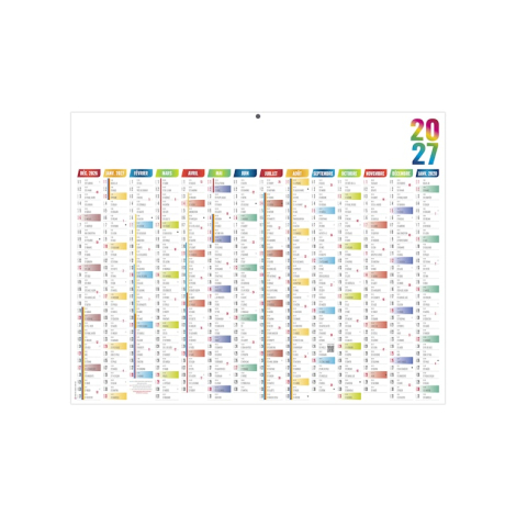 Calendrier bancaire personnalisable - Casimir