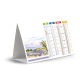 Chevalet de comptoir personnalisable - Croquis Chevalet de comptoir personnalisable - Croquis