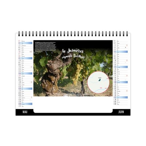 Chevalet standard personnalisable 7 feuillets - Vendanges