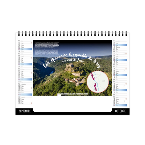 Chevalet standard personnalisable 7 feuillets - Vendanges