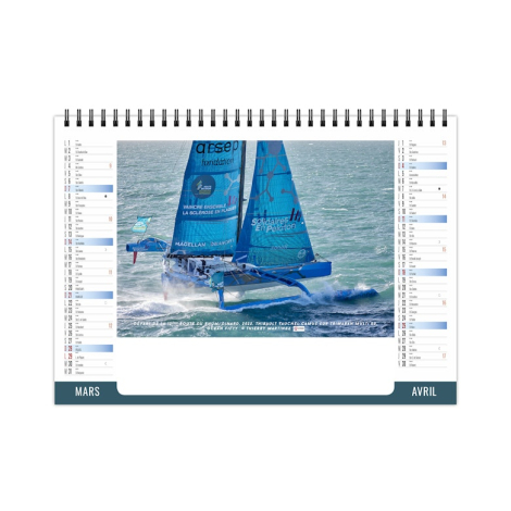 Chevalet standard personnalisé 7 feuillets - Trimaran