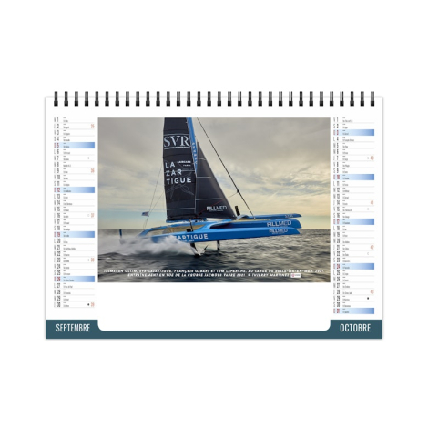 Chevalet standard personnalisé 7 feuillets - Trimaran