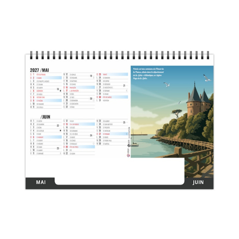 Chevalet standard personnalisable 7 feuillets - Illustrations
