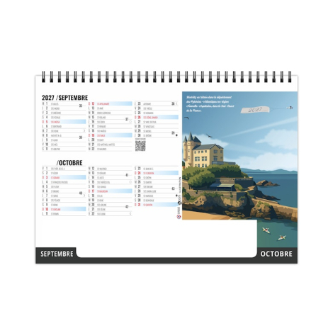 Chevalet standard personnalisable 7 feuillets - Illustrations