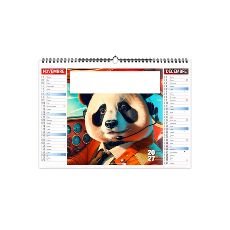 Calendrier illustré publicitaire - ECO