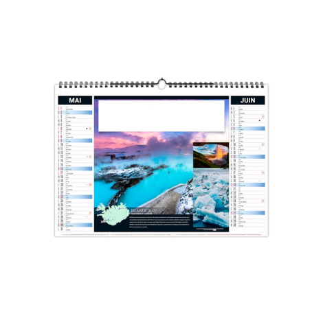Calendrier illustré publicitaire - ECO