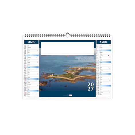 Calendrier illustré publicitaire - ECO