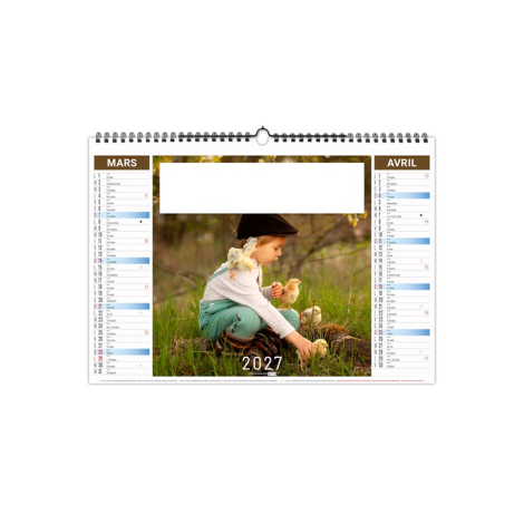 Calendrier illustré publicitaire - ECO