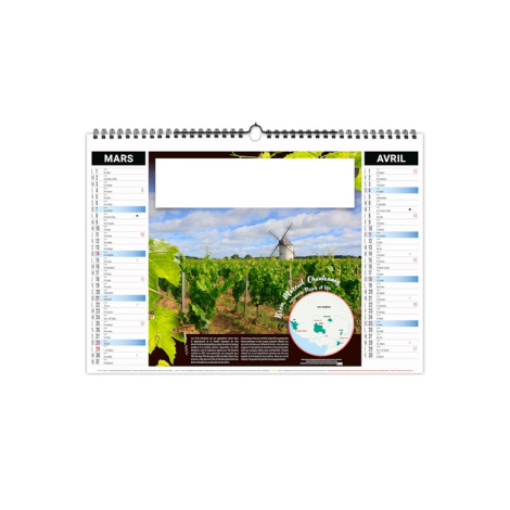 Calendrier illustré publicitaire - ECO