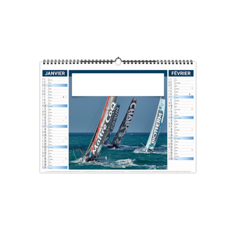 Calendrier illustré publicitaire - ECO