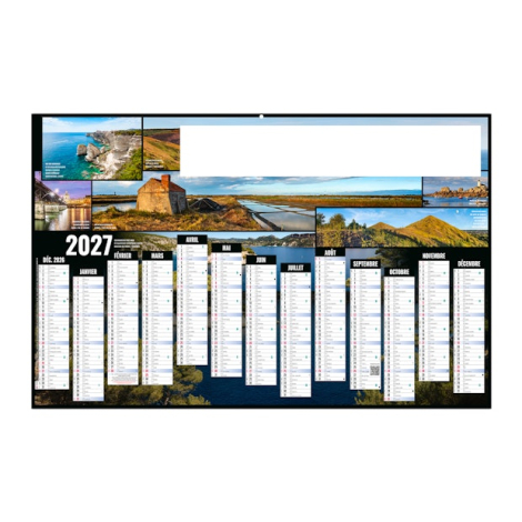 Calendrier bancaire publicitaire Tour de France 2027