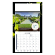 Calendrier illustré du château de Cheverny et de ses jardins à la française dans la vallée de la Loire.