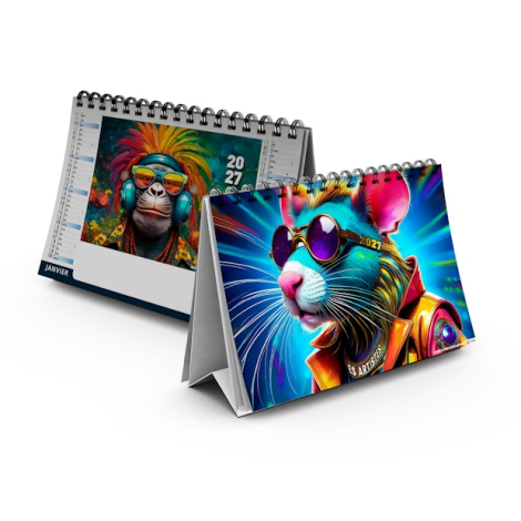 Chevalet standard publicitaire 7 feuillets - Artiste