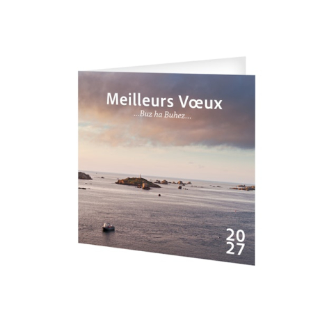 Carte de vœux personnalisable - Breizh