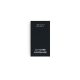 Agenda mini fermé avec couverture noire effet naturel et marquage personnalisé visible