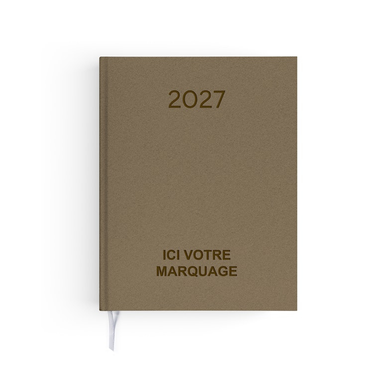 Agenda personnalisable 3 formats - Naturel Café