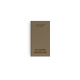 Agenda mini fermé avec couverture café effet naturel et marquage personnalisé visible