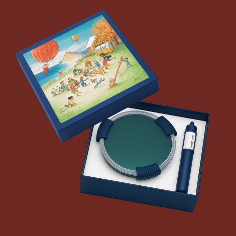 Coffret repas avec lunch box et couverts réutilisables